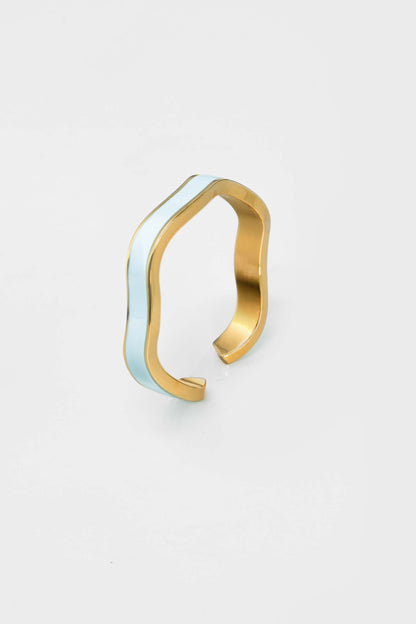 Ring BLUE WAVE