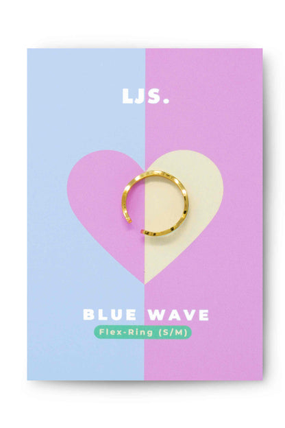 Ring BLUE WAVE