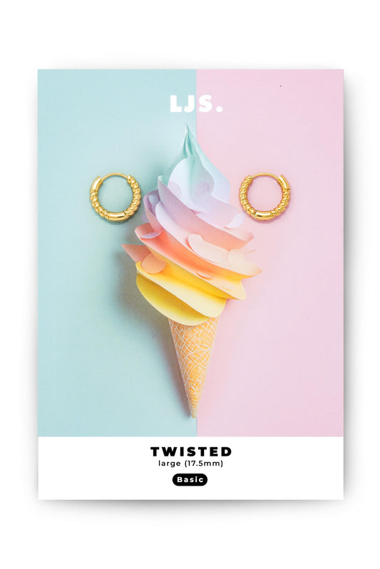 BASIC Ohrring TWISTED
