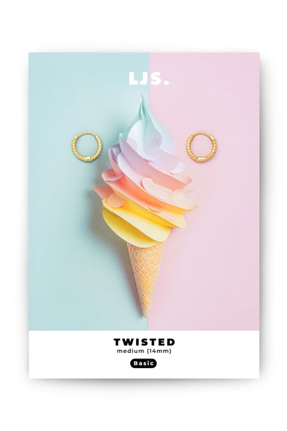 BASIC Ohrring TWISTED