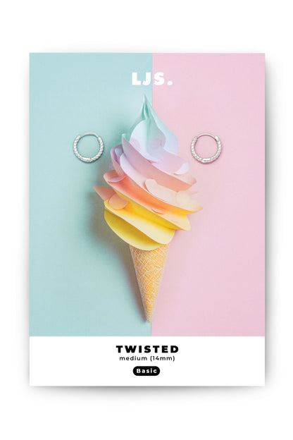 BASIC Ohrring TWISTED